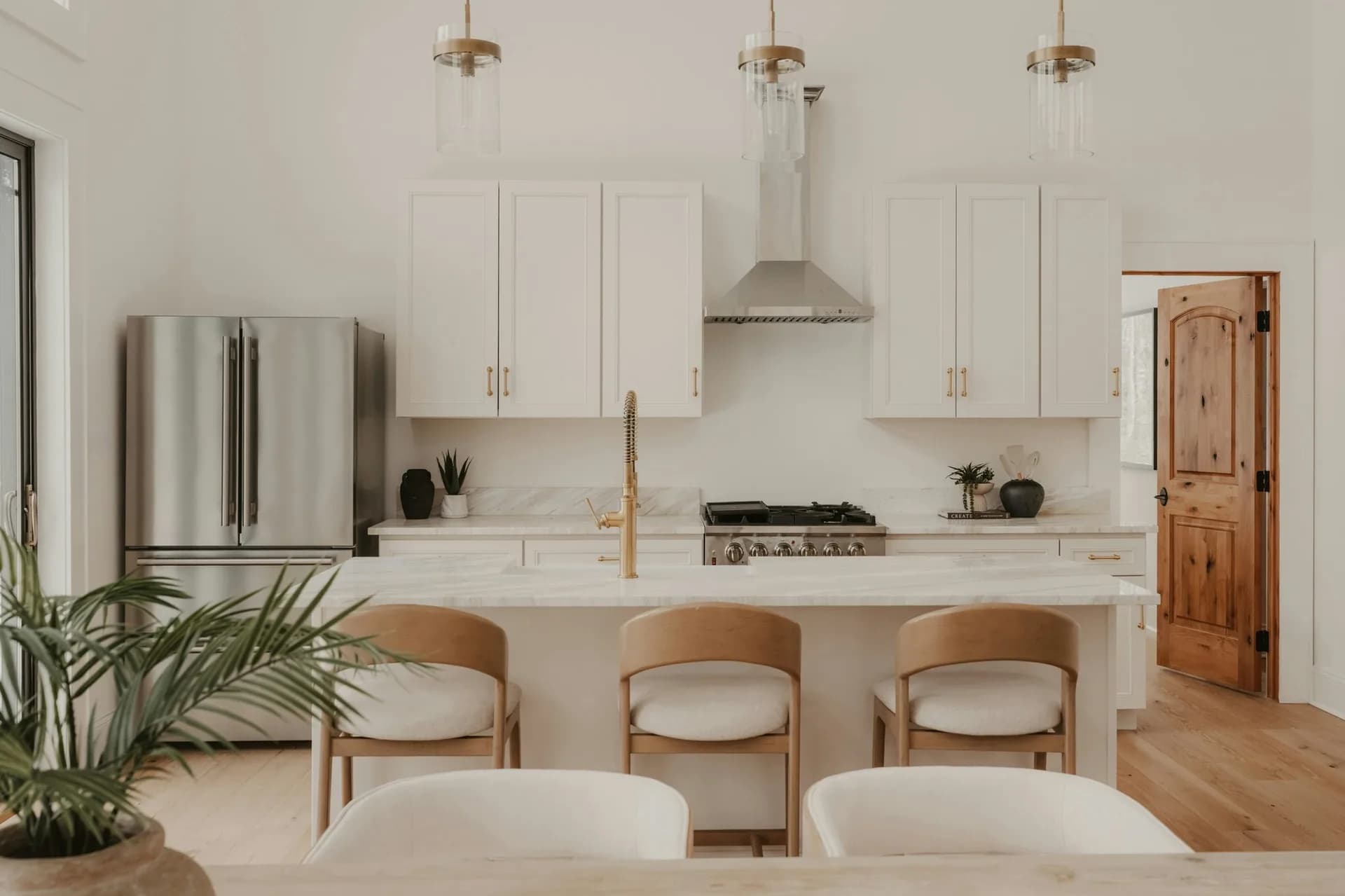 Monolith Travertine Kitchen