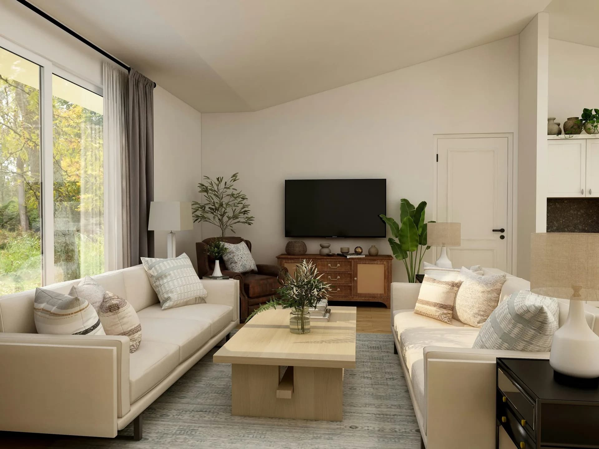 Milano Travertine Lounge
