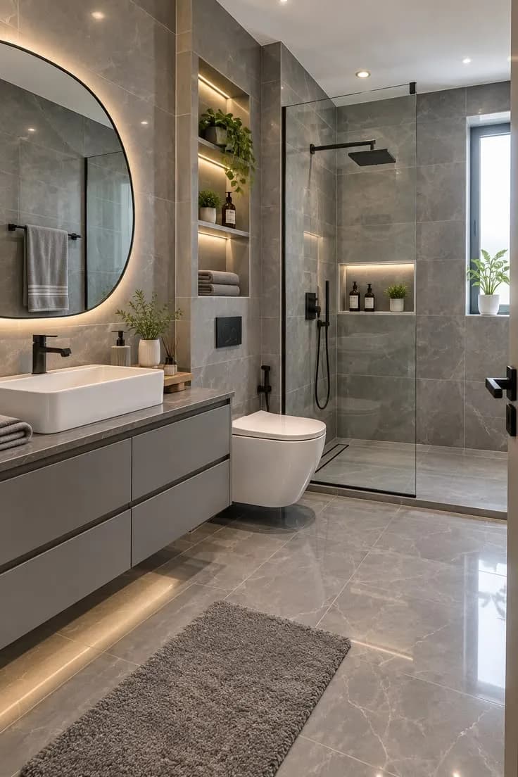 Zenith Basalt & Hinoki Bath