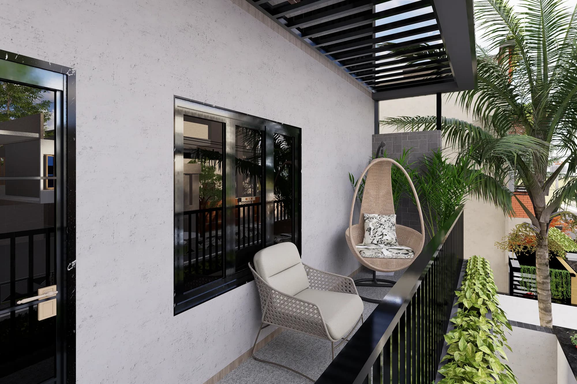 Verona Glass Railing Balcony