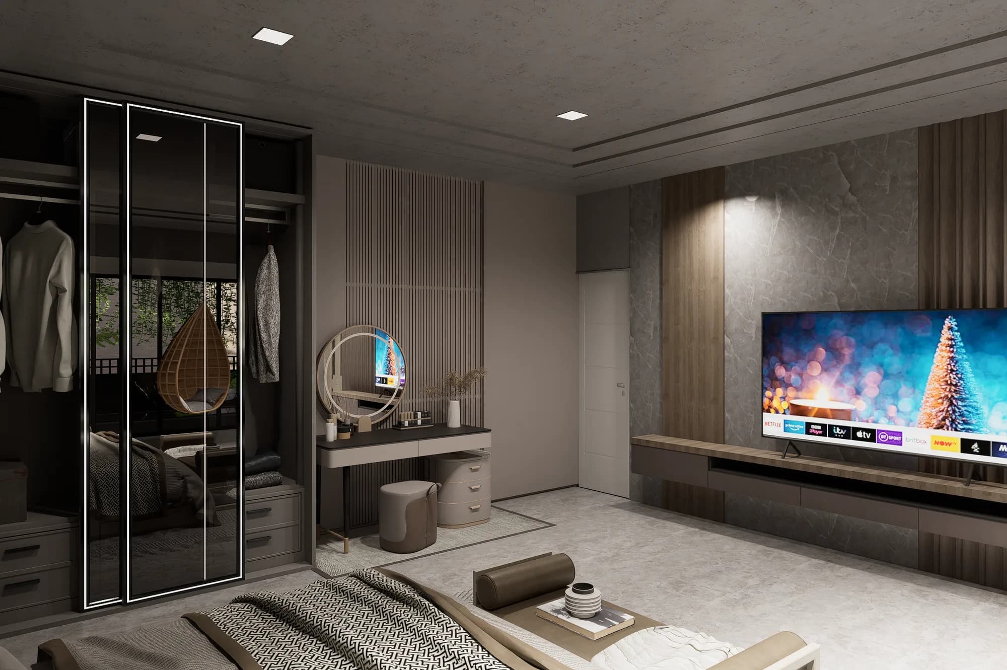 Solace Minimalist Master Suite