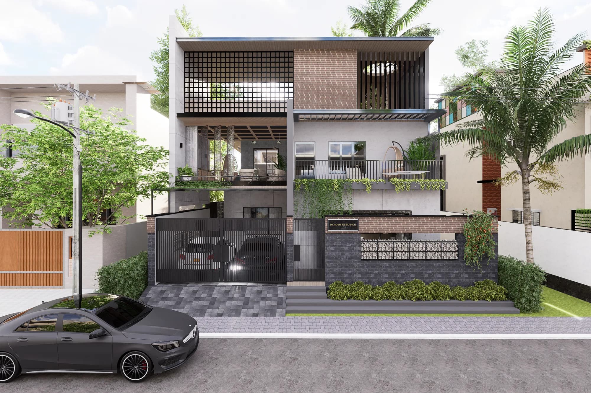 Palisades Grand Villa Façade & Entry